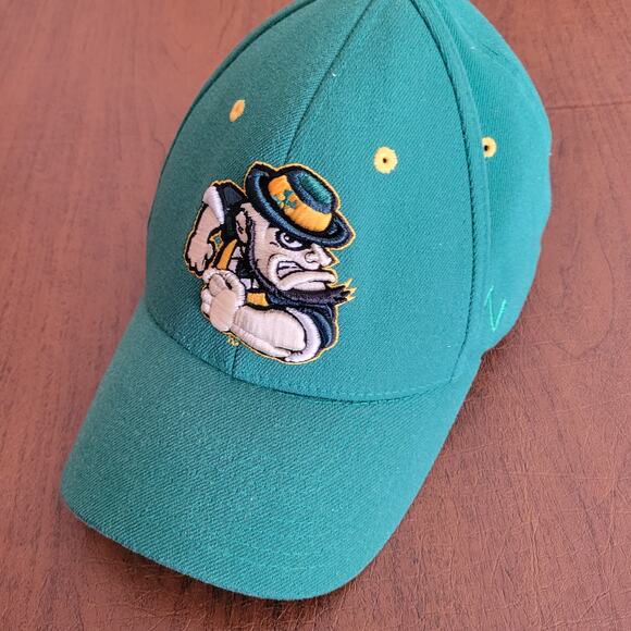 Notre Dame Fighting Irish Hat Men Green Zephyr NCAA Size M-L - Picture 13 of 13